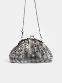 « Kiara: Die Designer-inspirierte Vintage-Abendtasche mit glänzendem Diamantkristall – Ein Hauch von 1920er Jahre Glamour »
