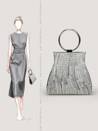 « Alexis Abendtasche: Der ultimative Begleiter für Hochzeiten und Partys in Silber und Gold »