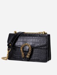 « Stilvolle Eleganz mit der Alana Handtasche: Damen Schultertaschen und Umhängetaschen in Schwarz/Weiss »