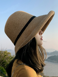 « Modischer Schutz mit Stil: Der Strohhut Damen Strandhut Sonnenhut Damen – Sia »