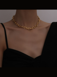 « Stylische und Langlebige: Die 18 Karat vergoldete Hip-Hop-Hufeisenkette von Eva »