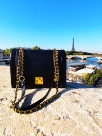 « Stilvoll und Praktisch: Die Naomi Handtasche Damen Schultertaschen Umhängetasche in Schwarz/Weiss/Grün »
