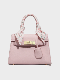 « Sommer Chic: Die Mini Sommer Handtasche Umhängetasche Crossbody Tasche für Frau in Rosa Weiß – Vera »