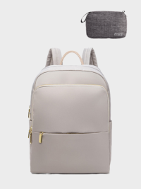 « Die Vielseitigkeit der Linda Rucksack Damen/Mann Reisetasche Groß: Perfekt für Arbeit, Wochenenden und mehr in Schwarz/Rosa/Beige »