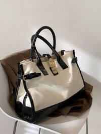 « Stilvolle Eleganz: Die Sabrina Handtasche Damen Schultertaschen Umhängetasche – Ein Must-Have in Schwarz/Weiss »