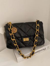 « Stilvolle Eleganz: Die Jenner Handtasche Damen Schultertaschen Umhängetasche in Schwarz/Grau – Ein Must-Have für Modebewusste »