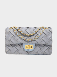 « Stilvolle Eleganz: Die Cecilia Handtasche Damen Schultertaschen Umhängetasche in Schwarz, Weiss und Blau »