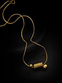 « Die Schlichte Eleganz der 18 Karat vergoldeten Titanstahl-Halskette – Blakely: Ein Mode Statement »