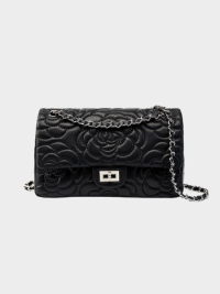 « Blumenmuster trifft auf Leder: Der Charme der Gesteppten Floral Leder Schultertasche – Leder Tasche 004 »
