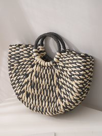 « Entdecken Sie den Charme der Luna: Ihre perfekte Tasche Damen Frau Sommer Strandtasche Strohsack »